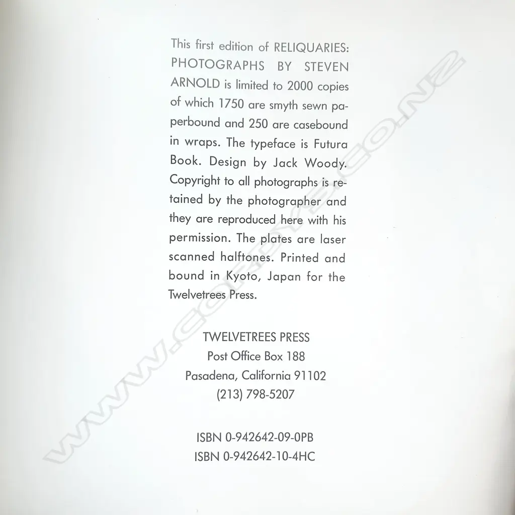 STEVEN ARNOLD: RELIQUARIES Image 1++